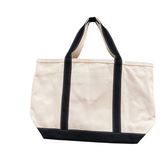 Lafayette Vintage 148 New York Elegant Cream and Black Tote - Picture 3 of 4